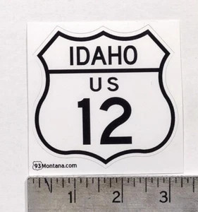 Idaho Highway Scenic Route Byway 12 sticker decal 3.1"x3" - Picture 1 of 1