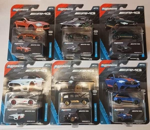 Majorette 1:64 Mercedes-AMG Deluxe Cars - Set of 6 - Picture 1 of 1
