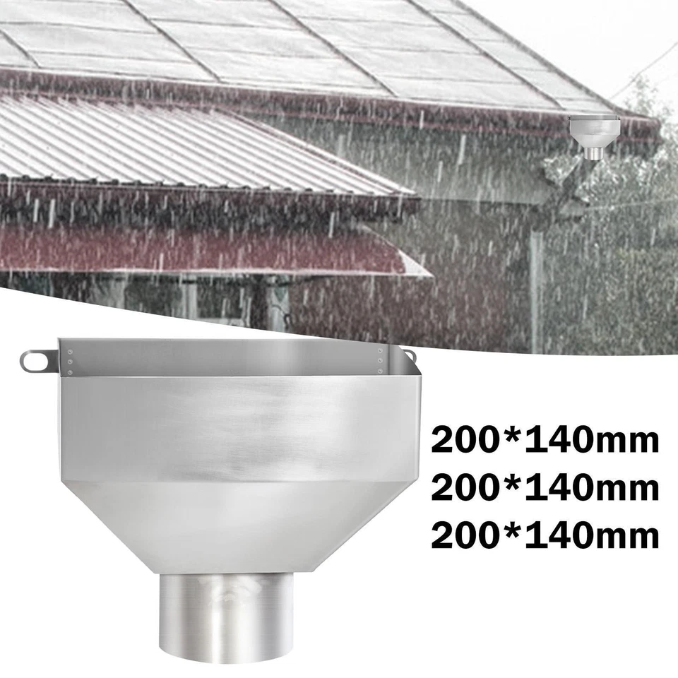 Drain Gutter Downspout Adapter Downspout Drainage Connector Walls Accessories - Image 1 of 1