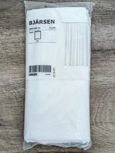 White BJARSEN IKEA Modern Design Bathroom Shower Curtain Peva 71x79" 180X200cm - Picture 1 of 3