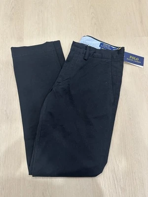 Nuevo con etiquetas Polo Ralph Lauren Elastizado Calce Ajustado Negro Polo Chino Algodón 30x30 Para Hombres  Foto 1 de 4