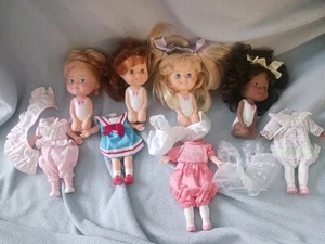 Play Skool 1986 Sweetie pops 4 Puppen + 4 Outfits - Bild 1 von 13