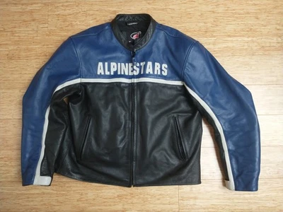Alpinestars Barcelona Leather Motorcycle Jacket  Armored w Liner US 48 / Euro 58 - Image 1 of 4