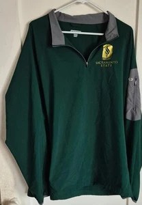 Sacramento State University Hornets Windbreaker Pull Over JACKE T-Shirt XL - Bild 1 von 4