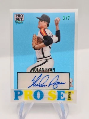 2022 Leaf Pro Set Past Nolan Ryan 3/7 Autograph - Image 1 of 3