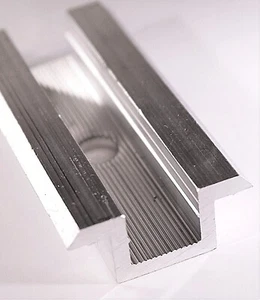 Mittelklemme für Rahmen Module Photovoltaik Universal  Solar PV ALU 1-100 Stück - Bild 1 von 3