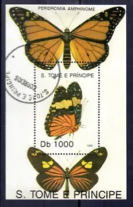 0489+ BLOCK S.TOME E PRINCE SCHMETTERLINGE - Bild 1 von 1
