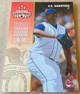 C.C. SABATHIA 2003 DONRUSS CHAMPIONS FOIL Card#77 Serial#071/100 NM-MT Condition - Picture 1 of 2