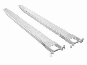 Forklift Tyne Slippers fork extensions max 150x60mm tyne 2400mm other sizes call - Picture 1 of 7