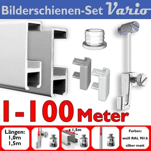 Picture hanging Kit Vario 3,28 ft. to 328 ft. (1m - 100m) picture hanging rail - Picture 1 of 24