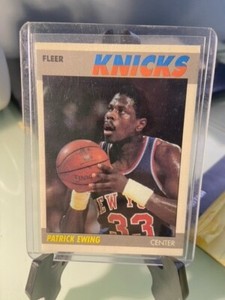 1987-88 Fleer Patrick Ewing New York Knicks