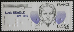 Timbre - FRANCE - Louis BRAILLE - YT4324 - Neuf ** - 2009 - Imagen 1 de 1