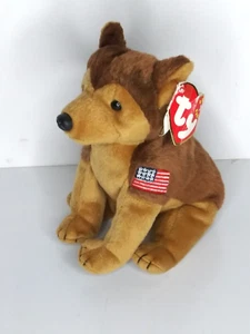 Ty Beanie Babies COURAGE New York City Police Dog 2001 Rough Tag - Picture 1 of 7