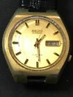Seiko Automatic 17 Jewels Golden Men's Watch 7009-8289 Run (#1068)