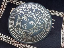 Versace 3.5" Black/Gold Sticker Stamp Medusa Head Designer Logo Gift Wrap