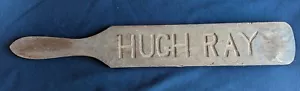 Vintage HUGH RAY Delta Upsilon Wood Paddle Sorority Fraternity - Picture 1 of 2