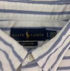 Polo Ralph Lauren Knit Oxford Shirt Size Large Short Sleeve Golf Button Up