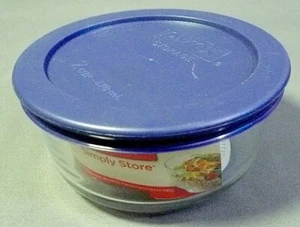 Pyrex Simply Store Runde Klarglas Aufbewahrung mit Deckel - 2 Tassen / 470 ml - Bild 1 von 18