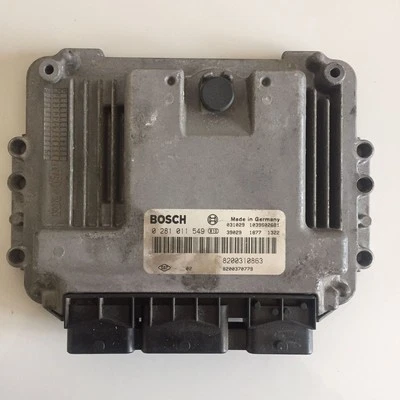 Calculateur Renault Megane Scenic 2 1.9 DCI 120 0281011549 8200310863 8200370779 - Immagine 1 di 2