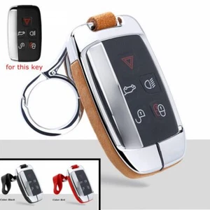 Zinc Alloy Car Key Fob Case Cover For Land Range Rover Evoque Jaguar XE XF XJ - Bild 1 von 18
