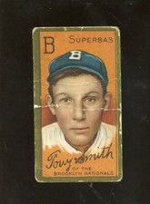 1911 T205 Hassan Tobacco Baseball Card Tony Smith