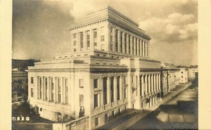 Cartolina RPPC Christian Science Editoria Edificio Boston Messa 1934 - Foto 1 di 2