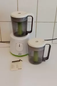 Philips Avent Babynahrungszubereiter Dampfgarer Mixer 2 x Aufsatz - Bild 1 von 5