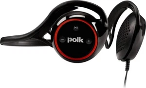 Polk Audio UltraFit 2000 sports headphones built-in microphone (Black and Red) - Picture 1 of 5