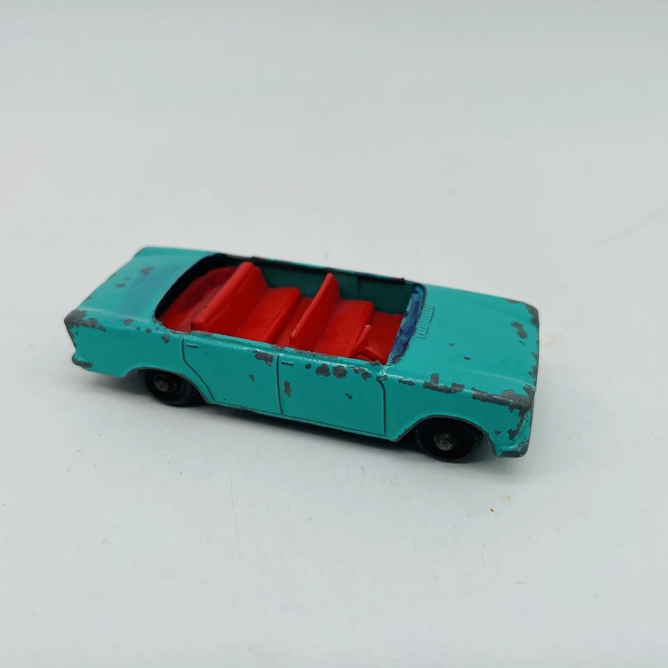 LESNEY MATCHBOX SERIES FIAT 1500-VERMELHO INTERIOR-VERDE Bom Estado - Imagem 1 de 4