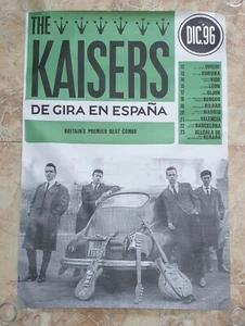 POSTER ORIGINAL THE KAISERS SCOTLAND BAND TOUR SPAIN 1996 VERY RARE PROMO - Imagen 1 de 12