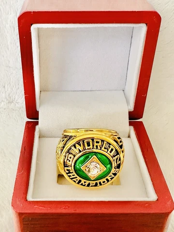 1972 Oakland Athletics World Series Championship Ring W Box, 🇺🇸 SHIP Cover
