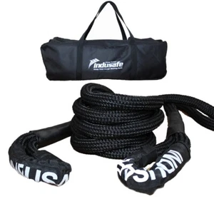 Indusafe 7/8" x 20' Kinetic Energy Truck Tow Recovery Rope 22000LB Strap Snatch - Foto 1 di 7