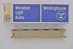 Westinghouse # 90 Minature Light Bulbs 12 Volt, 6CP, Box of 10 - Picture 1 of 4