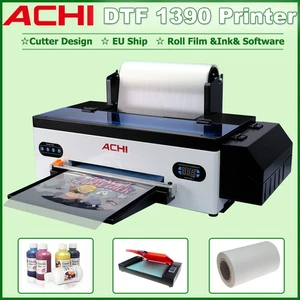 ACHI A3+ / A3 PRO DTF 1390 Printer T-shirt Printer & Cutter Design EU Ship - Picture 1 of 8
