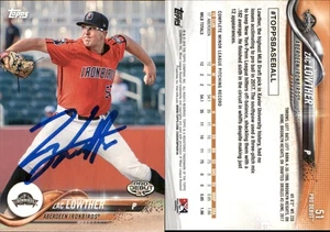 Zac Lowther Signed 2018 Topps Pro Debut #51 RC SET BREAK Auto AU Durham Bulls - Picture 1 of 1