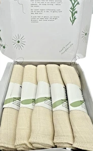 Pai Skincare Querruder Musselin Tuch - 5er Pack Bio Baumwolle, wiederverwendbar, vegan - Bild 1 von 17