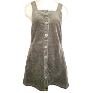 Minifalda grande de pana Love Tree para mujer mameluco verde militar - Imagen 1 de 11