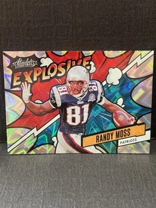 Randy Moss 2024 Panini Absolute Explosive Case Hit New England Patriots #RMS HOF - Bild 1 von 3