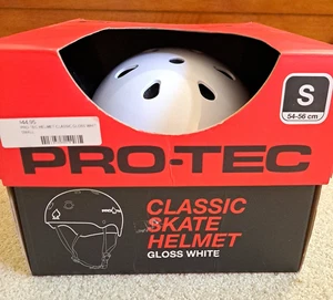 Pro Tec Skateboard Helm White Small 54-56 cm Classic White Open Box - Bild 1 von 14