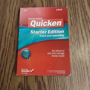 Quicken Personal Finances 2009 Starter Edition by Intuit CD-ROM Windows New - Picture 1 of 4