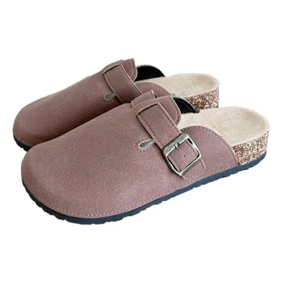 Clogs for Women Men Cork Footbed Sandals Soft Mules Potato Four Season Shoes - Image 1 of 4
