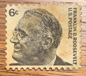 Franklin D. Roosevelt 6 Cent U. S. Postage Stamp - Picture 1 of 1