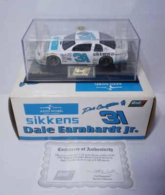 Revell Dale Earnhardt Jr. 1999 1/24 Sikkens Monte Carlo Nascar modelo diecast Foto 1 de 4