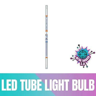 T8 LED Tube Light GE Replacement 30W EQ T8,Bi-Pin Box of 6 - Image 1 of 4