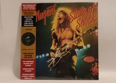 Ted Nugent - State of Shock Forest Green Translucent Vinyl LP Only 2000 Made r79 - Image 1 of 3