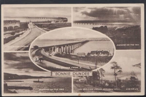 Scotland Postcard - Views of "Bonnie Dundee" RS6574 - Picture 1 of 4