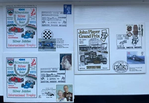 Silverstone 1973 Dawn First Day Covers x 3 - Picture 1 of 1