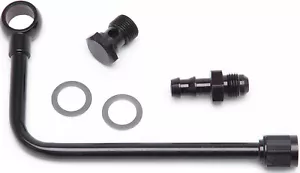 Edelbrock 81263 schwarz Stahl Kraftstoffleitung Kit mit 3/8" Stachelend Einlass - Bild 1 von 1