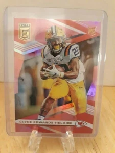 Clyde Edwards Helaire RC 2020 Panini Donruss Elite PINK Parallel Rookie - Picture 1 of 2
