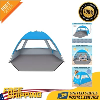 UV-Blocking Beach Shade Tent for Family Adventures - Spacious & Water-Resistant - Image 1 of 4